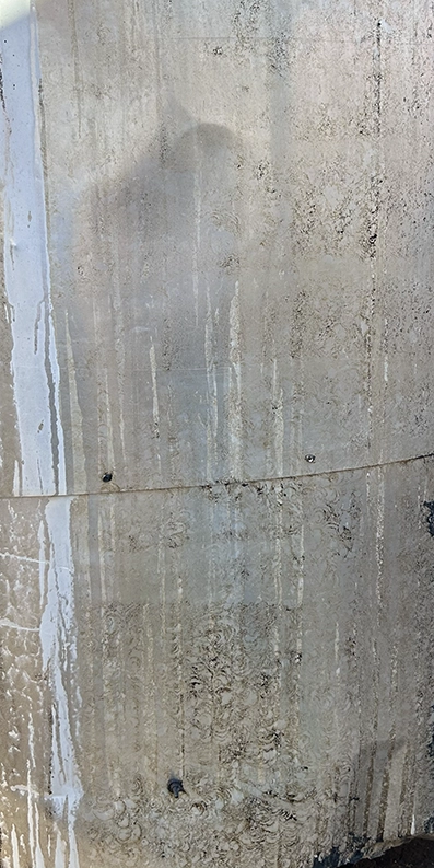cleaned tank exterior