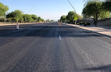 Quality Emulsions job site using Tack